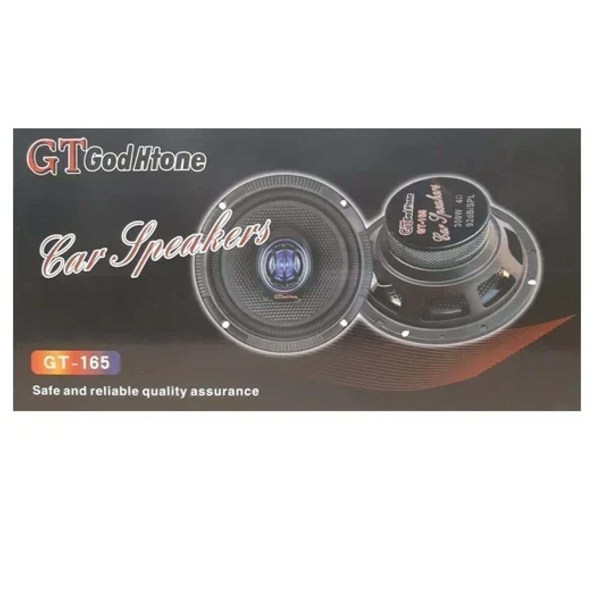 Σετ ηχεία αυτοκινήτου 300W GT-165 μαύρο - Image 2