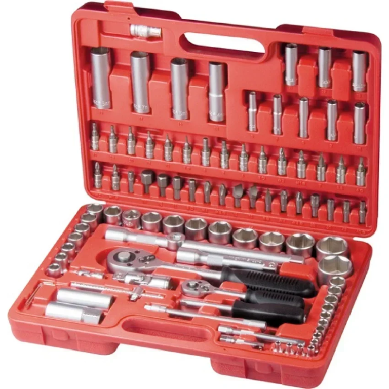 Σετ Καρυδάκια & Μύτες 94τμχ 1/4" 1/2" CrV/S2 σε κασετίνα μεταφοράς