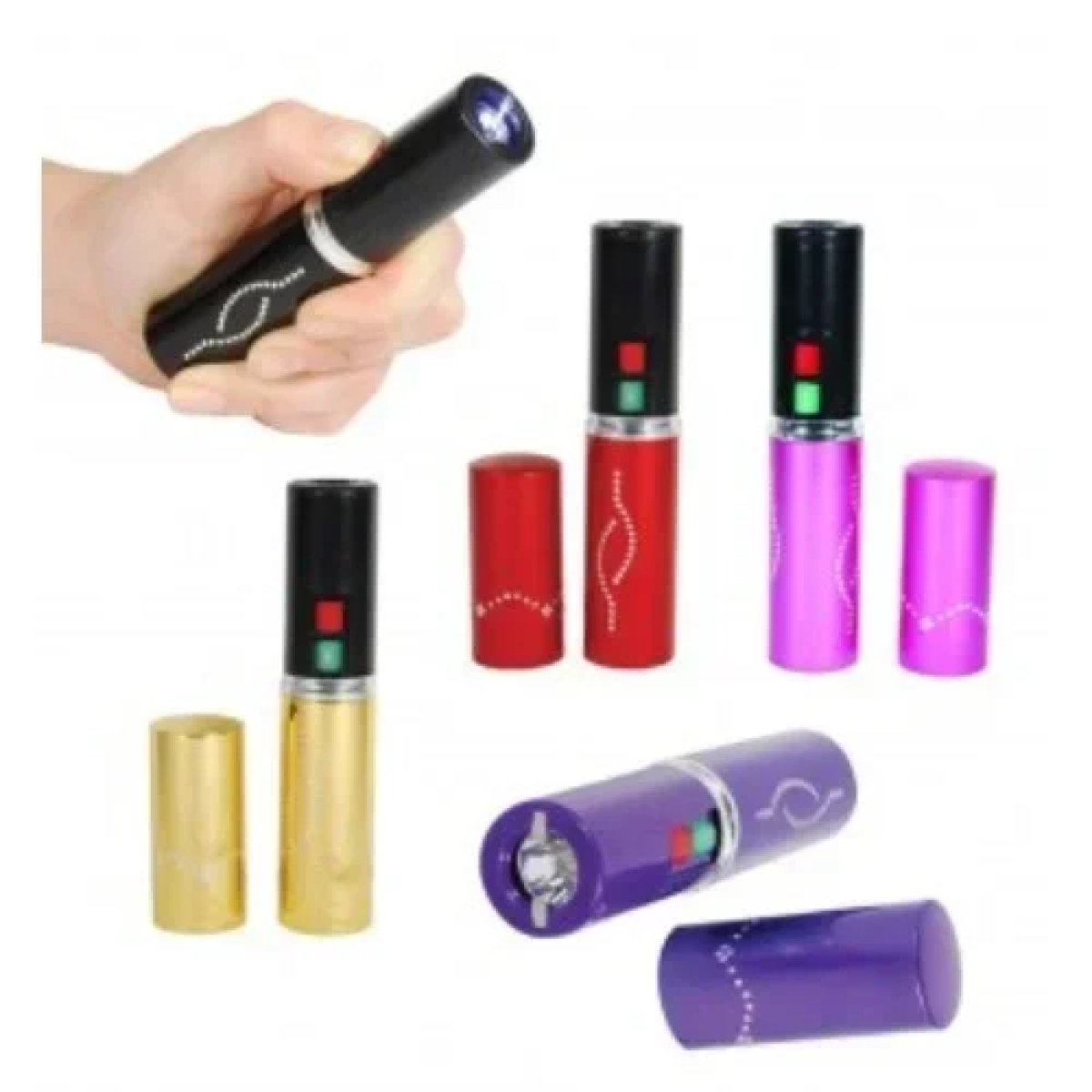 Stun Gun με Φακό σε σχήμα Κραγιόν TW-328