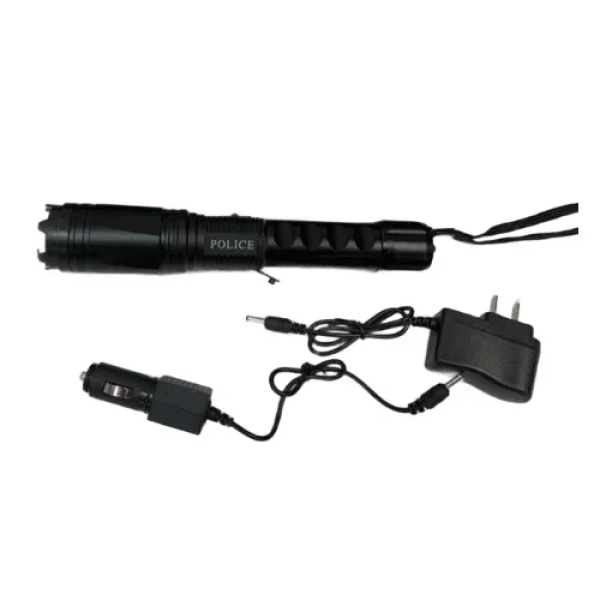 Stun Gun Περιστροφικός Φακός Εστίασης με Ηλεκτροσόκ BL-1203