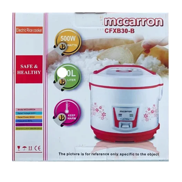 Συσκευή μαγειρέματος ρυζιού 3L 500W CFXB30-B Mccarron - λευκή