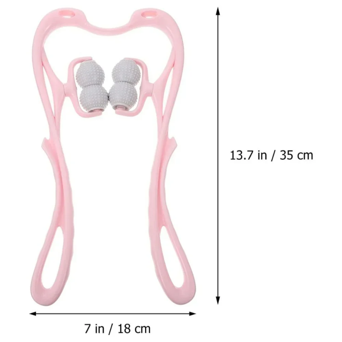 Συσκευή Μασάζ Αυχένα και Λαιμού Roller Massage Stick Ροζ
