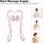 Συσκευή Μασάζ Αυχένα και Λαιμού Roller Massage Stick Ροζ
