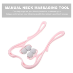 Συσκευή Μασάζ Αυχένα και Λαιμού Roller Massage Stick Ροζ