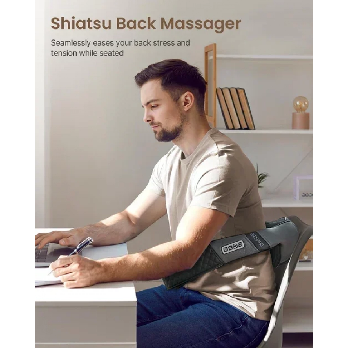 Συσκευή Mασάζ Shiatsu για Αυχένα, Πλάτη, Ώμους