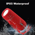 T&G Ηχείο Bluetooth 10W με Ραδιόφωνο Κόκκινο