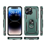 Θήκη Ring Armor iPhone 16 Με Βάση Δαχτυλιδιού Πράσινο