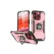 Θήκη Ring Armor iPhone 16 Με Βάση Δαχτυλιδιού Ροζ