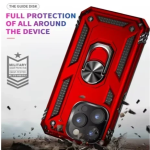 Θήκη Ring Armor iPhone 16 Pro Max Με Βάση Δαχτυλιδιού Κόκκινο