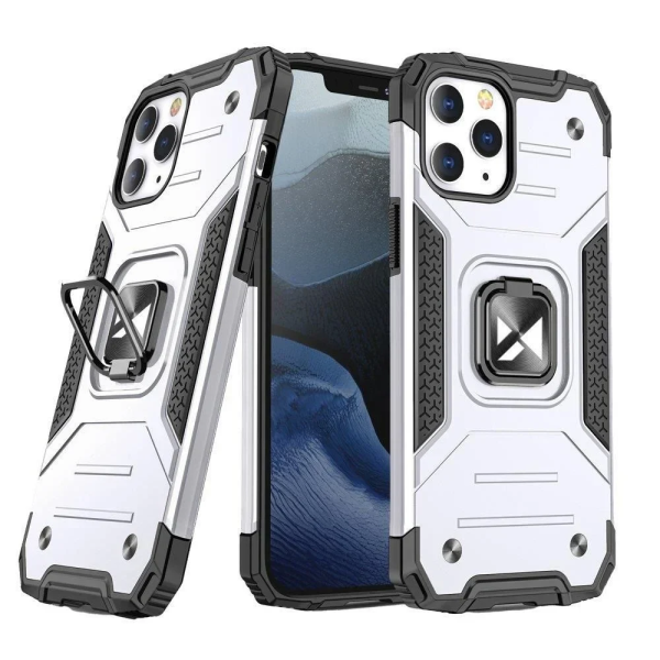 Θήκη Ring Armor iPhone 16 Pro Max Με Βάση Δαχτυλιδιού Λευκό