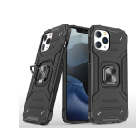 Θήκη Ring Armor iPhone 16 Pro Με Βάση Δαχτυλιδιού Μαύρο