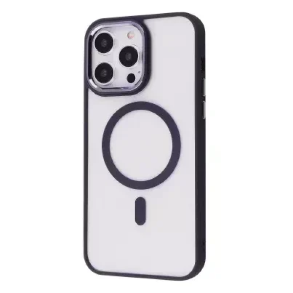 Θήκη Σιλικόνης iPhone 16 MagSafe Με Πλαίσιο και Γυαλί Προστασίας Κάμερας iP16- Μωβ