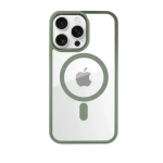 Θήκη Σιλικόνης iPhone 16 MagSafe Με Πλαίσιο και Γυαλί Προστασίας Κάμερας iP16- Πράσινο