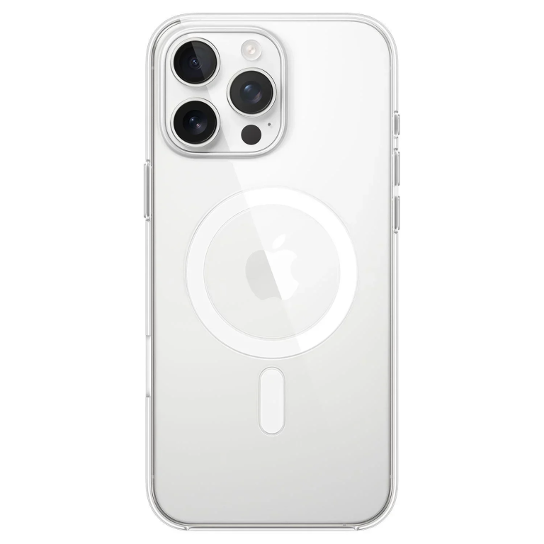 Θήκη Σιλικόνης iPhone 16 Pro MagSafe Με Πλαίσιο και Γυαλί Προστασίας Κάμερας IP16- Λευκό