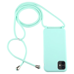 Θήκη Σιλικόνης LANYARD με Κορδόνι για iPhone 16 Plus Τιρκουάζ
