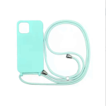 Θήκη Σιλικόνης LANYARD με Κορδόνι για iPhone 16 Plus Τιρκουάζ