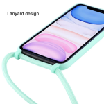 Θήκη Σιλικόνης LANYARD με Κορδόνι για iPhone 16 Plus Τιρκουάζ