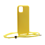 Θήκη Σιλικόνης LANYARD με Κορδόνι για iPhone 16 Pro Κίτρινο