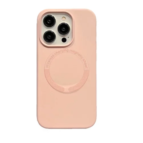 Θήκη TPU iPhone 16 Pro Max MagSafe Με Πλαίσιο Κάμερας IP16- Ανοιχτό Ροζ