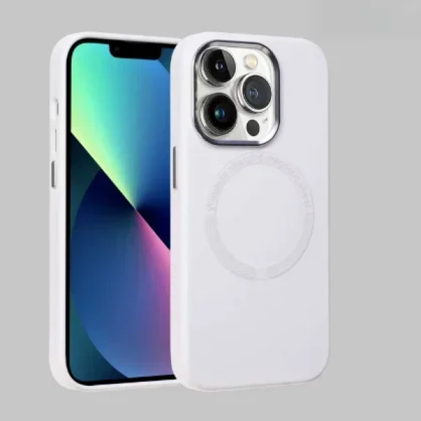 Θήκη TPU iPhone 16 Pro Max MagSafe Με Πλαίσιο Κάμερας IP16- Λευκό