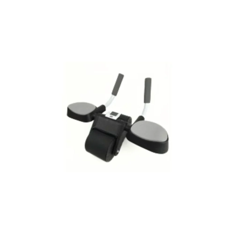 Τροχός Κοιλιακών AB Roller με 2 Στηρίγματα για Αγκώνες & Χρονοδιακόπτη Μαύρο