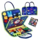 Τσάντα Montessori Busy Board Πίνακας δραστηριοτήτων - Μπλε