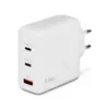 SmartCharger GAN 120W PD Ταχυφορτιστής Ταξιδιού 2 USB-C+USB-A