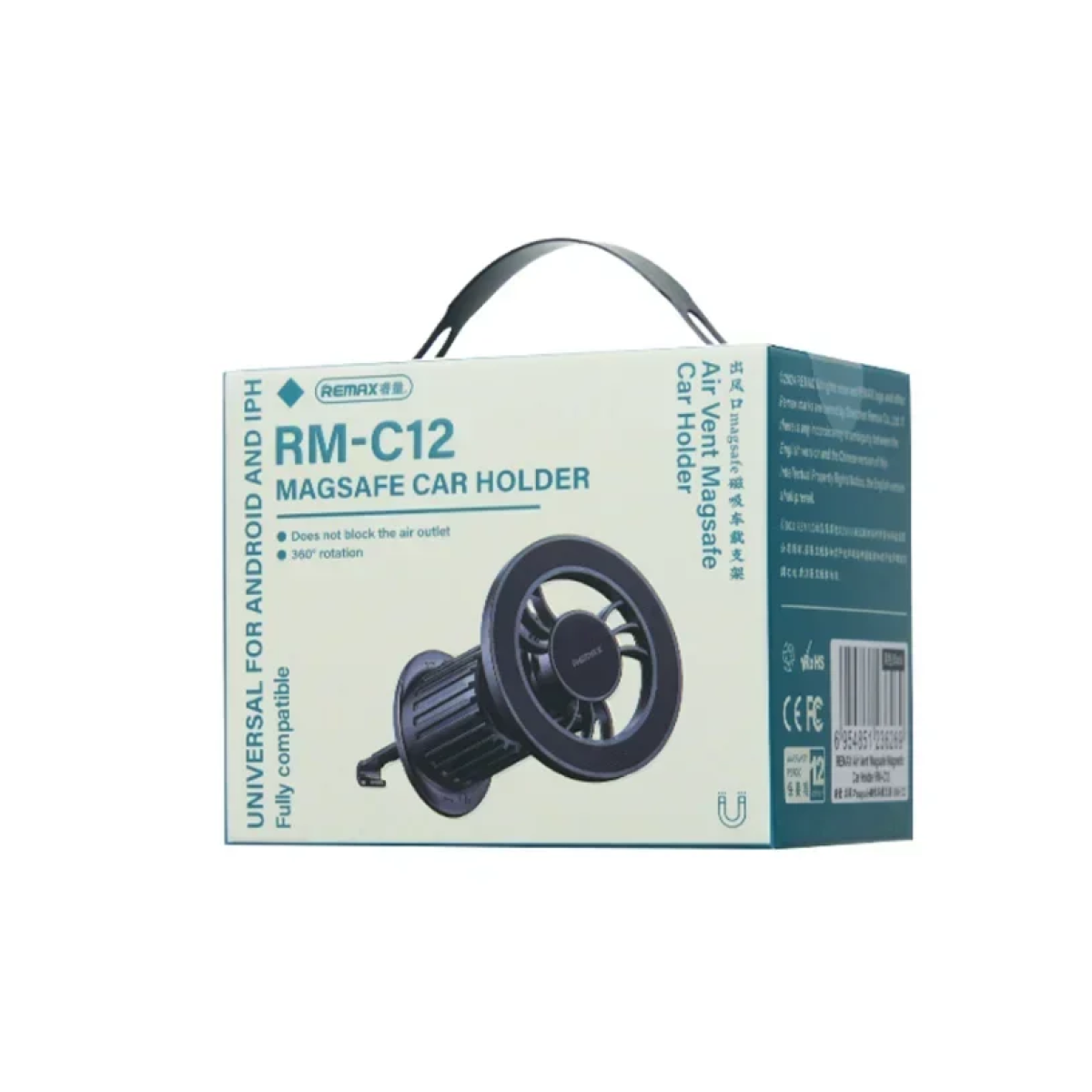 Universal Μαγνητική Βάση Κινητού Για Το Αυτοκίνητο Air Vent RM-C12 Μαύρη