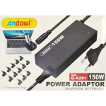 Universal τροφοδοτικό 150W με 13 βύσματα Andowl Q-A281 μαύρο - Image 2