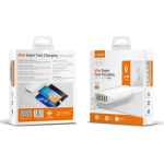 Βάση φόρτισης με 5 θύρες USB-A & θύρα USB-C 65W Ldnio A6573C - λευκή - Image 7