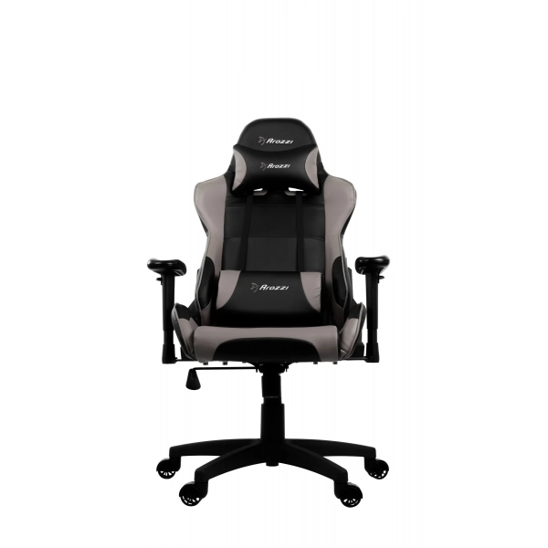 Arozzi Gaming καρεκλα δερματίνης με ρυθμιζόμενα μπράτσα Grey VERONA-V2-GY