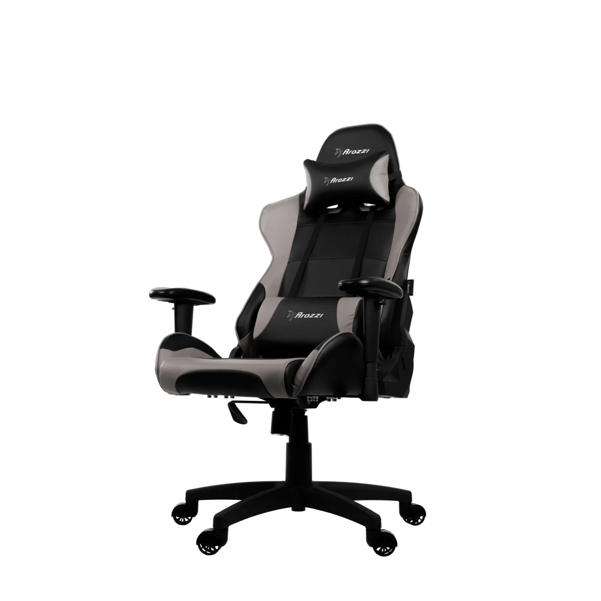 Arozzi Gaming καρεκλα δερματίνης με ρυθμιζόμενα μπράτσα Grey VERONA-V2-GY - Image 2