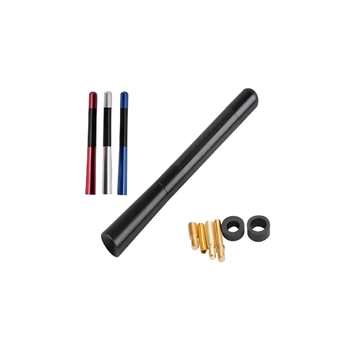 Βιδωτή κεραία αυτοκινήτου οροφής Carbon M5-M6 HW-0083 Ασημί