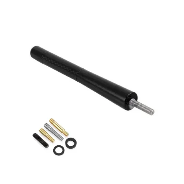 Βιδωτή κεραία αυτοκινήτου οροφής Carbon M5-M6 HW-0083 Μαύρη