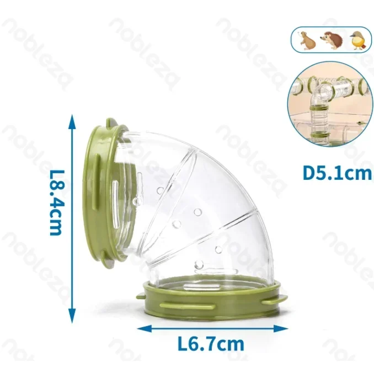Τούνελ για Χάμστερ L8.4*W8.4*H6.7cm/D5.1cm