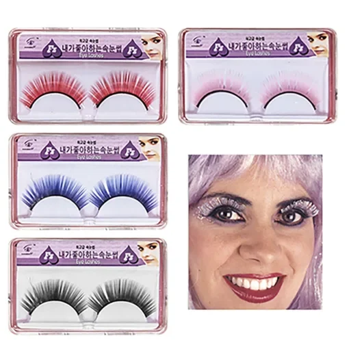 Βλεφαρίδες Eyelash 1 (ανά Χρώμα) Carnavalista 23845