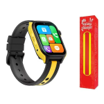 4G Αδιάβροχο Παιδικό Smartwatch K36H με Παλμογράφο και GPS - Μαύρο και ΔΩΡΟ η λαμπάδα