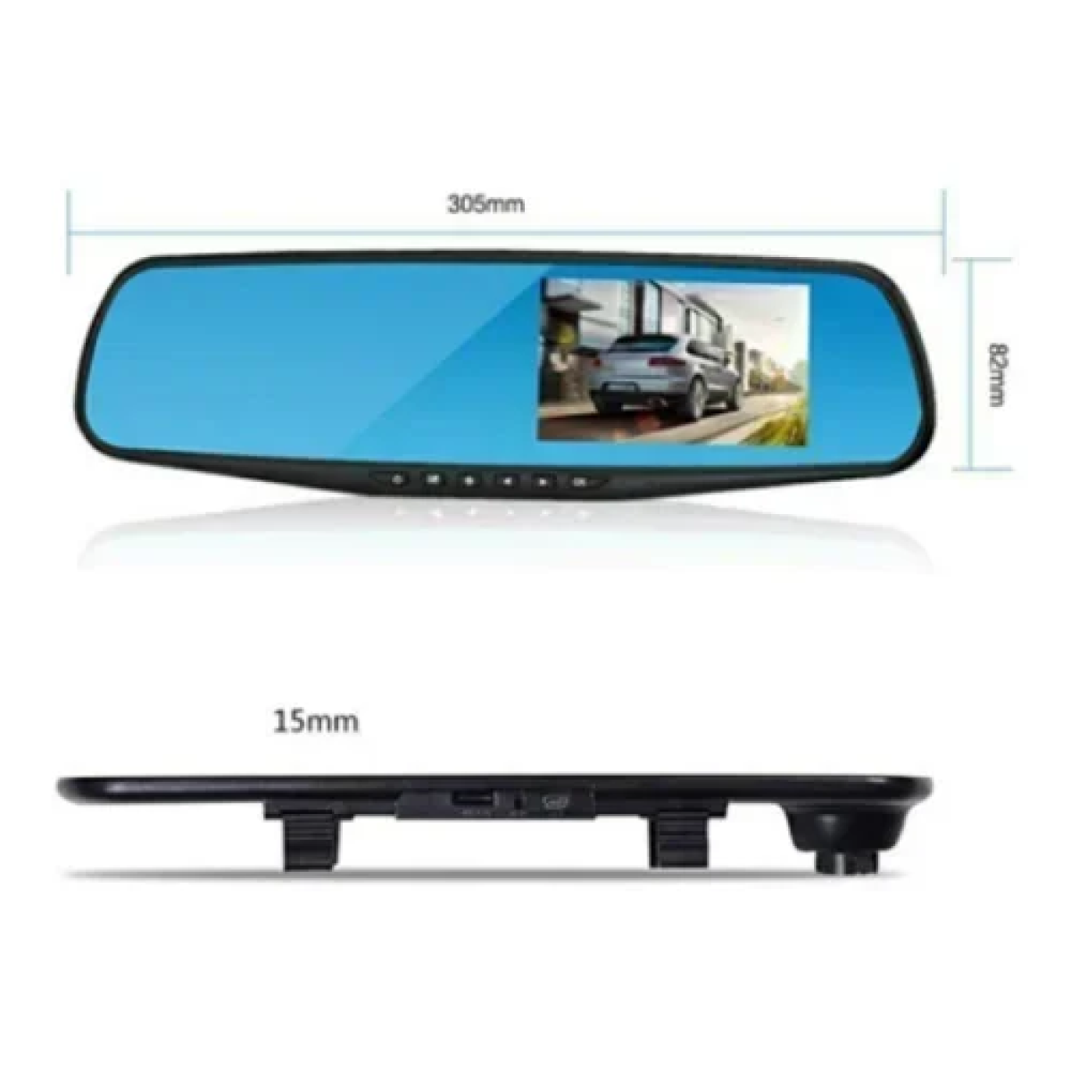 Καθρέπτης με κάμερα DVR αυτοκινήτου 1080P με οθόνη 4.5" Andowl Q-CA599 μαύρο
