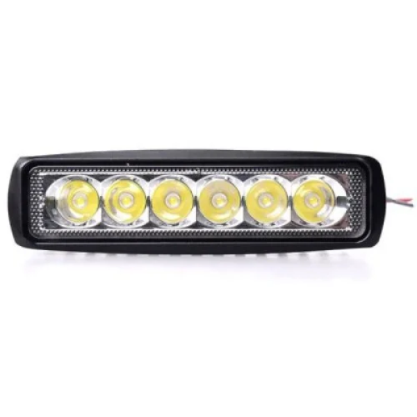 Αδιάβροχος Προβολέας Αυτοκινήτου 6LED 18w 6500Κ Αerbes AB-QC43