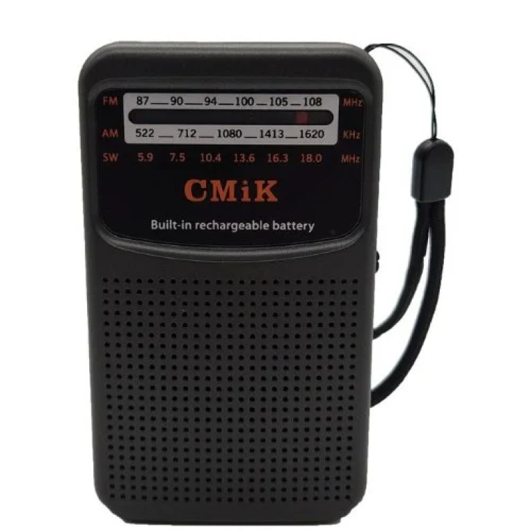 Αναλογικό Ραδιόφωνο Επαναφορτιζόμενο (BT, FM, MP3 USB/micro SD, Li-ion 14500) CMiK MK-309