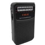 Αναλογικό Ραδιόφωνο Επαναφορτιζόμενο (BT, FM, MP3 USB/micro SD, Li-ion 14500) CMiK MK-309