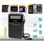 Αναλογικό Ραδιόφωνο Επαναφορτιζόμενο (BT, FM, MP3 USB/micro SD, Li-ion 14500) CMiK MK-309