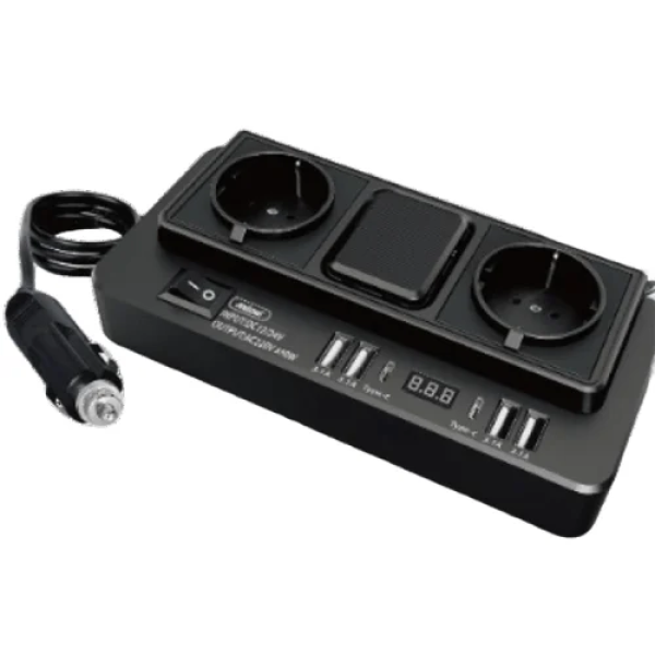 Andowl Μετατροπέας Φορτιστής αυτοκινήτου 300W Q-NB1600 Power Inverter