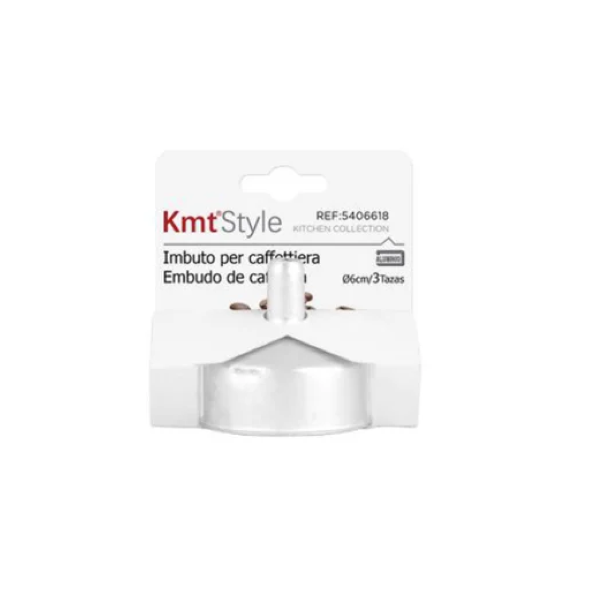 Ανταλλακτικό φίλτρο καφετιέρας 6x5.6cm ασημί 5406618 - Image 2