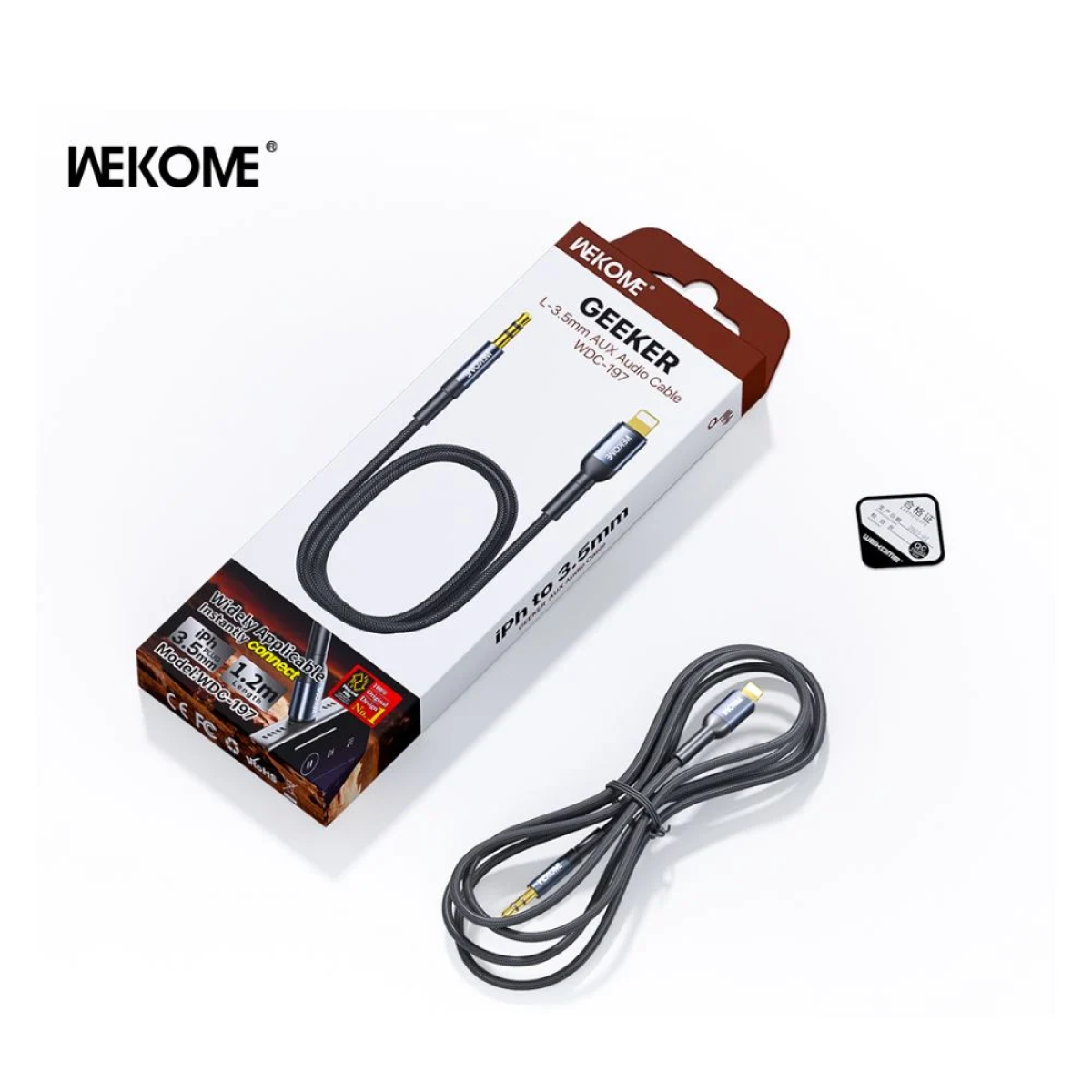 Αντάπτορας Ήχου Lightning σε 3.5mm WDC-197