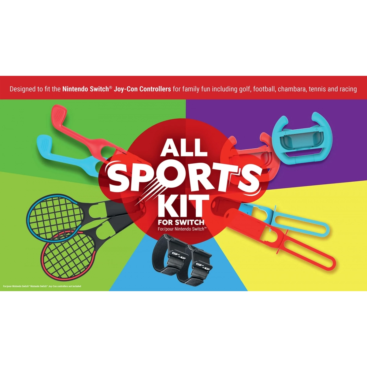 Maxx Tech All Sports Kit για Nintendo Switch Αξεσουάρ για Χειριστήρια Joy-Con SW-10IN1 - Image 3