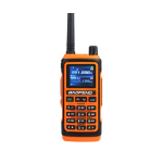 Ασύρματος πομποδέκτης με έγχρωμη οθόνη UHF/VHF BAOFENG UV-17 πορτοκαλί