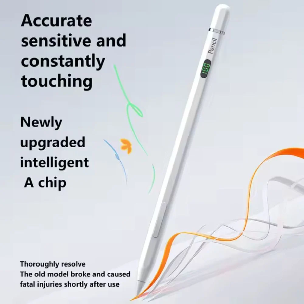 Bp26bl Ψηφιακή Γραφίδα Αφής για Smartphone, Tablet, iPad Λευκό