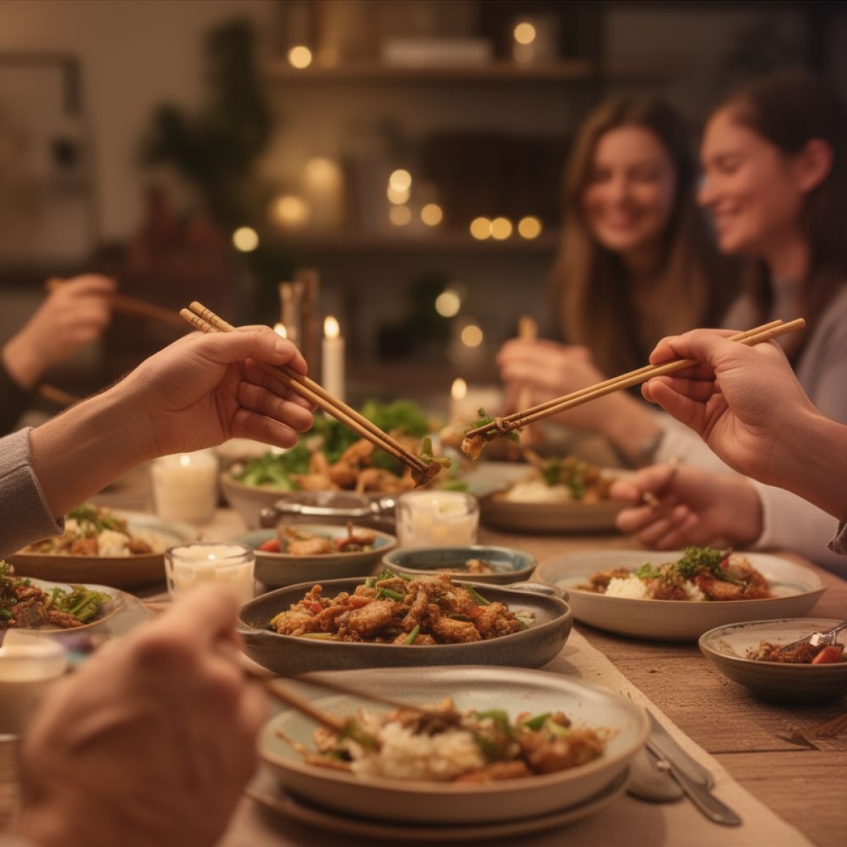 Chopsticks Φαγητού Πολύχρωμα - 5 ζευγ.