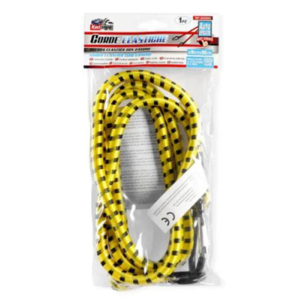 Χταπόδι – Ιμάντας Πρόσδεσης Ελαστικός Με 2 Καραμπίνερ 10mmx150cm Κίτρινο 2000882